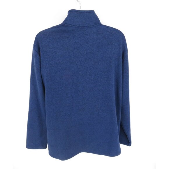Ocean Coast Big Tall Men's LT Navy Blue Quarter-Zip Pullover Sweater NWT $64.50 - Picture 5 of 6